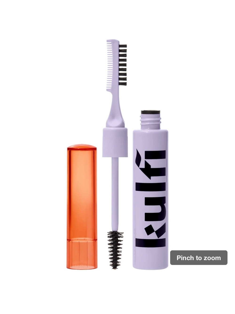 Kulfi Beauty Brow Sculpting Gel - Lavender Tube with Orange Cap Brand New